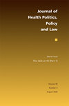 卫生政治政策与法律杂志
