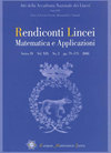 Accounts Lincei-mathematics and Applications