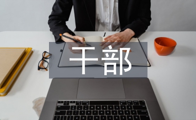 村两委干部考察材料