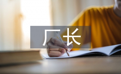 厂长半年工作总结