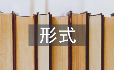 形式政治课论文